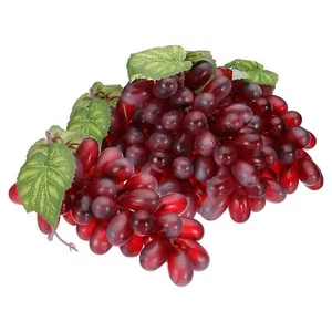 4 Bunches Artificial Grapes PVC Simulation Fake Grapes Lifelike Realistic Fau... - Picture 1 of 6