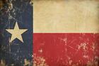 Flag of Texas Old Scratched Aged Vintage Cool Wall Decor Art Print Poster 24x36