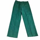 Alfred Dunner Pants Women 12 Green Elastic Waist Pull-On Proportioned Medium NWT