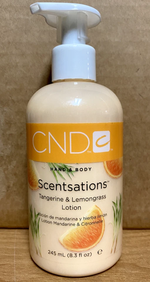 CND Scentsations Tangerine & Lemongrass Lotion for Hand & Body 245 ml/8.3 oz New - Image 1 of 1