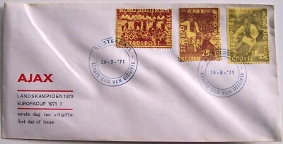 Local (City) Post Amsterdam 1971 - FDC AJAX Football, Winner Europa Cup ? - Image 1 of 2