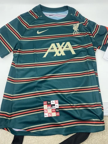 Nike Liverpool FC Women's Pre-Match Short-Sleeve Soccer Top DB2433-376 Sz M Cover