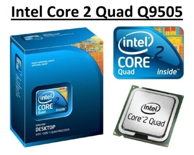Intel Core 2 Quad Q9505 SLGYY 2.83GHz, 6MB Cache, 4 Core, Socket LGA775, 95W CPU - Image 1 of 3