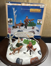 Lemax 14350 Big Game Hunter & Duck Animated/Moves WORKS! IOB 2011 Watch Video