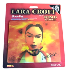 Tapis de souris tapis de souris Lara Croft Tomb Raider NEUF SCELLÉ 1997 VERSION 3D EIDOS - Photo 1/2