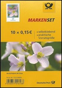 Markenset Wiesenschaumkraut 15 Cent - postfrisch - Folienblatt 82, Mi.Nr. 3431 - Bild 1 von 2