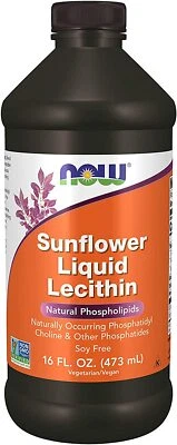 NOW FOOD подсолнечника жидкость лецитин - 2 полные чашки 16 унций - Бесплатная приоритетная доставка - Изображение 1 из 4