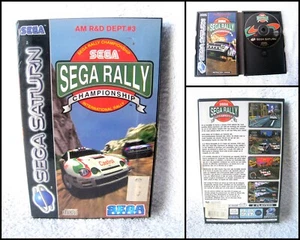 Sega Saturn Video Game - Sega Rally Championship (1996) Manual Included - Afbeelding 1 van 4