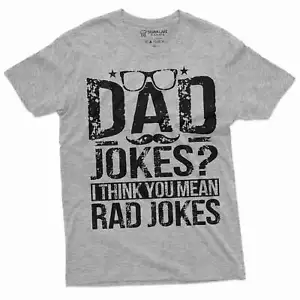 Men's Funny Father's Day Dad Jokes T-shirt Father daddy humorous saying Tee - Picture 1 of 8