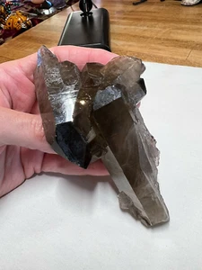 Smoky Quartz Crystal Gemstone Floater Cathedral Record Keeper Multi Point 001 - Picture 1 of 12