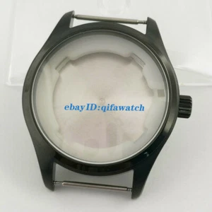 40 mm negro PVD caja de reloj cepillado ajuste ETA 2824 NH35 NH36 relojes de movimiento - Imagen 1 de 8