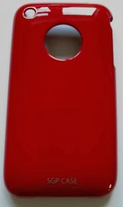 Glossy Hard Back Case-Cover for the iphone 3g/3gs .Glossy RED,Quality SGP case - Picture 1 of 3