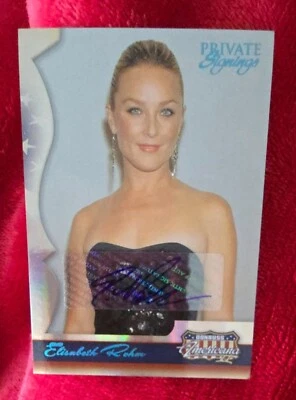 Panini Private Signings Elizabeth Rohm 2008 automático #100/300 ley y orden (375) Foto 1 de 2