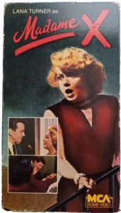 Madame X, VHS 1966, 1985, Lana Turner, 80154, Mca Home Video, Horror 100 Minutes - Imagen 1 de 14