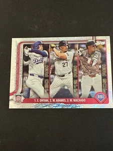 2025 Topps Series One 2024 National League Runs Batted In Leaders #86 Foil Card - Picture 1 of 2