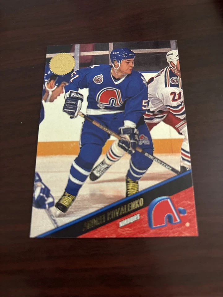 1993-94 Andrei Kovalenko Leaf - Quebec Nordiques - Image 1 of 1