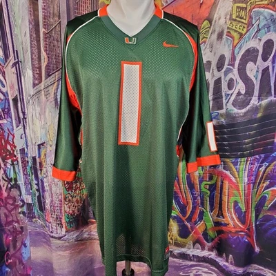 Camiseta Nike Miami Hurricanes #1 tamanho XLarge - Imagem 1 de 4