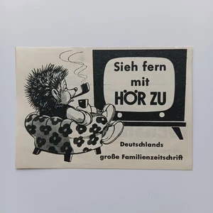 1960 HÖR ZU HÖRZU Mecki Werbeanzeige Werbung Reklame Advertising - Picture 1 of 1