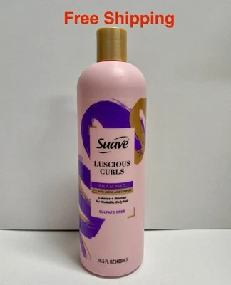 Suave Luscious Curls Shampoo 16.5oz with Amino Acid Complex Cleanse & Nourish - Image 1 of 4