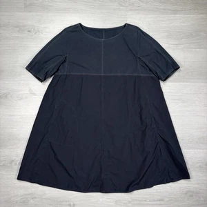 Sofie D'Hoore Navy Blue Cotton Dress - Picture 1 of 10