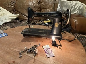 VINTAGE ANTIK 1927 SINGER TREADLE NÄHMASCHINENKOPF MODELL 66 AB328791 - Bild 1 von 8