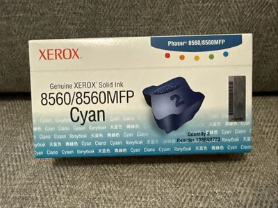 Xerox 108R00723 Genuine Solid Ink Xerox 8560 Cyan Sold Ink in Box - Image 1 of 4