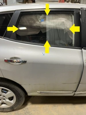 08-15 SOLO VENTANA CRISTAL PUERTA TRASERA DERECHA PASAJERO NISSAN ROGUE (EXCEPTO SPORT) Foto 1 de 4