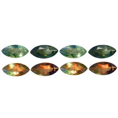 0.54 ct(4 pcs Lot) CALIBRATED (4.90 x 2.60mm) Natural Marquise Alexandrite - Image 1 of 3