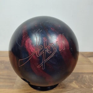 Columbia 300 Jekyll Bowling Ball 15lb Orange Dot Blue Red Swirl Sparkle - Picture 1 of 7