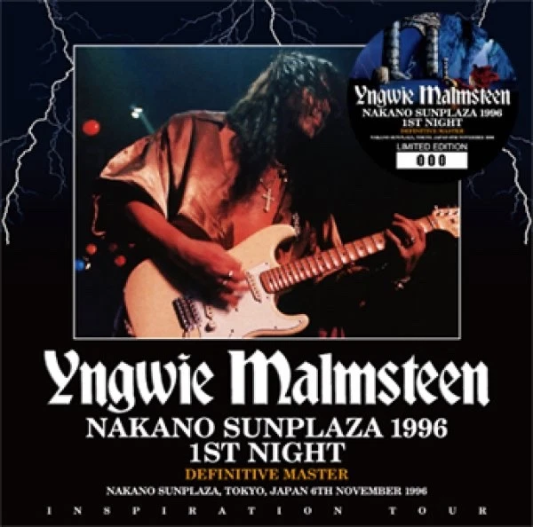 YNGWIE MALMSTEEN - NAKANO SUNPLAZA 1996 1ST NIGHT: DEFINITIVE MASTER(2CD)  NEW Foto 1 de 1