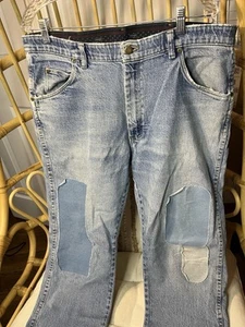 Billabong x Wrangler Patch It High Straight Jean Size 38x29 - Picture 1 of 10
