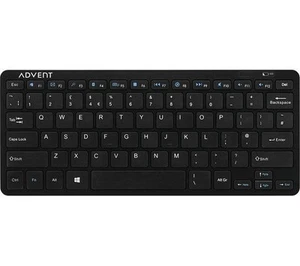 Advent AKBMM15 Compact Wireless Keyboard for PC & Mac - Black QWERTY UK Layout - Picture 1 of 1