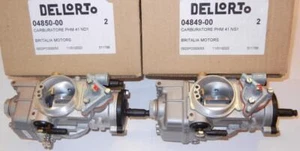 Dellorto PHM 41mm PAIR carburetors rubber mount Ducati, Guzzi LeMans  #4849/4850 - Bild 1 von 1