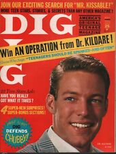 Dig Magazine May 1962 Dr Kildare Chubby Checker John Saxon 081220AME