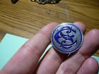 British Gothic Florin Brooch Love Token Engraved/Enameled "Es"/"Se" Beautiful