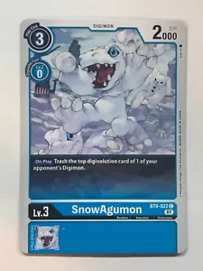 Digimon New Awakening SnowAgumon BT8-022 C NM/M - Picture 1 of 1