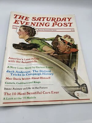The Saturday Evening Post Magazine November 1976 Automobile Issue - Image 1 of 4