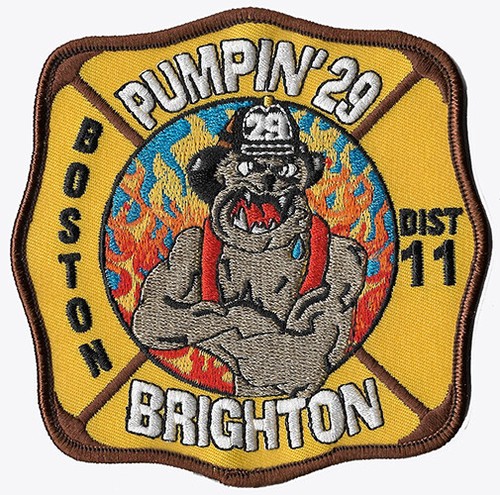 Boston Engine 29 District 11 Pumpin 29 Brighton NEW Boston Fire Patch ...