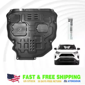 Front Skid Plate For Toyota RAV4 2019-2024 Impact Resistant Engine Guard Cover - Picture 1 of 15