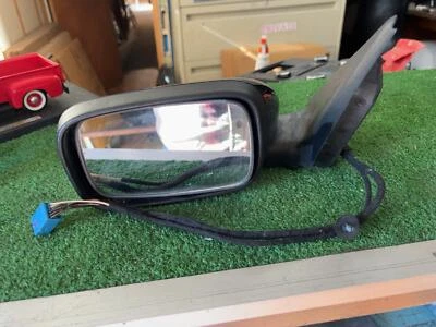 Espelho de porta Volvo S40 40 Series motorista esquerdo 2004 2005 06 usado fabricante de equipamento original preto arranhão - Imagem 1 de 4