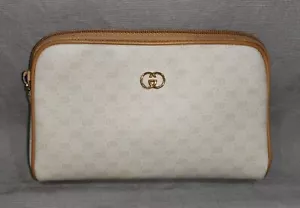 VINTAGE GUCCI MAKE UP CLUTCH HANDBAG BAG PURSE - Picture 1 of 9