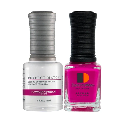 Esmalte en gel + esmalte de uñas LeChat Perfect Match - PMS282 Hawaiian Punch 0,5 oz Foto 1 de 1