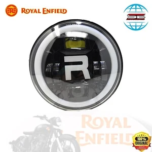 Royal Enfield new r block headlight 7" for hunter 350 meteor 350 new classic 350 - Picture 1 of 8