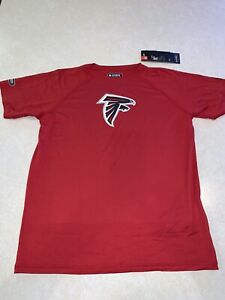 Under Armour Loose Heat Gear Youth L Boys T-Shirt NFL Atlanta Falcons Red New