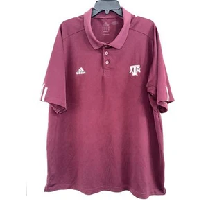 Texas A&M Maroon Adidas Golf Polo Men’s XL - Picture 1 of 7
