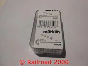 Märklin 74990 - Tornillos de vía para vía C (inh. 200 piezas), NUEVO - Imagen 1 de 1