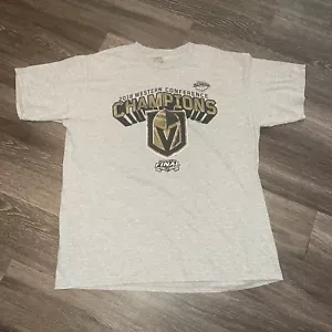 Vegas Golden Knights 2018 Western Conference Champions T-Shirt Size 2XL Karlsson - Picture 1 of 6