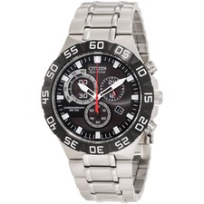 NEW Citizen Eco-Drive Men's Chronograph Watch - AT2090-51E