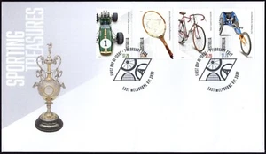 2023 Australia Sporting Treasures Set de 4 Cubiertas Primer Día, Nueva Edición - Imagen 1 de 1