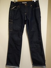 ARIAT REBAR RAVEN Denim Jeans Mid Rise Straight, Women's, Actual Size 33x32, NEW